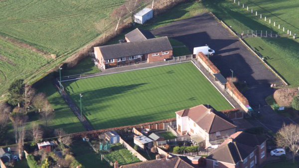 Aerial view of the sports complex grounds